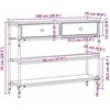 Konsolinis stalas Senas medis 100 x 25 x 75 cm Apdirbta mediena