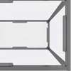 Konsolinis staliukas, skaidrus, 160x35x75,5cm, stiklas