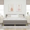 Kiemas lova su pagalve Tortora 180 x 200 cm audinys