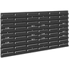 Konteinerio lentyna Juoda ir raudona 77,5 x 2 x 39 cm PP