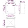 Control Cabinet Pilka 47 x 24 x 50 cm ABS plastikas