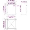 Control Cabinet Pilka 47 x 24 x 50 cm ABS plastikas
