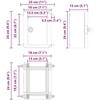 Control Cabinet Pilka 25 x 13 x 24 cm ABS plastikas