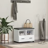 Koridoriaus suolas Baltas 60 x 38 x 46 cm