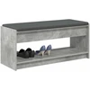 Koridoriaus suolas Betono Pilka 103 x 38 x 45 cm