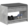 Koridoriaus suolas Betono Pilka 63 x 38 x 45 cm