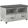 Koridoriaus suolas Betono Pilka 80 x 38 x 46 cm