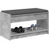 Koridoriaus suolas Betono Pilka 83 x 38 x 45 cm
