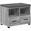 Koridoriaus suolas Pilka Sonoma 60 x 38 x 46 cm