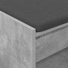 Koridoriaus suolas su pagalve Betono Pilka 83 x 38 x 45 cm