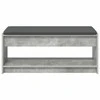 Koridoriaus suolas su pagalve Betono Pilka 103 x 38 x 45 cm