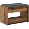 Koridoriaus suolas su pagalve Senas medis 63 x 38 x 45 cm