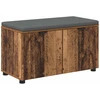 Koridoriaus suolas su pagalve Senas medis 80 x 38 x 46 cm