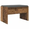 Koridoriaus suolas su pagalve Senas medis 63 x 38 x 40 cm