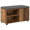 Koridoriaus suolas su pagalve Senas medis 80 x 38 x 46 cm