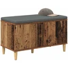 Koridoriaus suolas su pagalve Senas medis 80 x 38 x 46 cm