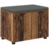 Koridoriaus suolas su pagalve Senas medis 60 x 38 x 46 cm