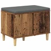 Koridoriaus suolas su pagalve Senas medis 60 x 38 x 46 cm