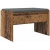 Koridoriaus suolas su pagalve Senas medis 63 x 38 x 40 cm
