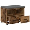 Koridoriaus suolas su pagalve Senas medis 60 x 38 x 46 cm