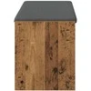Koridoriaus suolas su pagalve Senas medis 103 x 38 x 45 cm