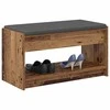 Koridoriaus suolas su pagalve Senas medis 83 x 38 x 45 cm