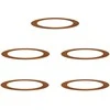 tinkamas plokštiems medžio žiedams 5 pcs Ruda Ø90 / 120 cm