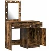 Makiažo stalas 2 pcs Ruda 50 x 41 x 135 cm Apdirbta mediena