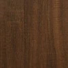 Kosmetinis staliukas su LED, rudas, 90x50x132,5cm, mediena