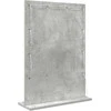 Kosmetinis veidrodis Betono pilka 70 x 50 x 18 cm Stačiakampio
