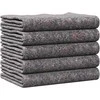Krovinių antklodės 5 pcs Pilka 150 x 200 cm audinys
