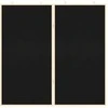 Pranešimų lenta Juoda 100 x 100 x 1,4 cm Pušies masyvas