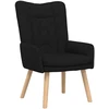 Fotelis krėslas Juoda 63 x 67 x 94 cm Audinys ir fanera
