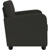 Fotelis Krėslas Juoda Dirbtinis avikailio flisas