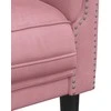 Sofa Krėslas, rožinės spalvos, aksomas