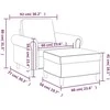 Sofa Krėslas su pakoja, rožinės spalvos, 60cm, aksomas