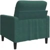 Sofa Krėslas, tamsiai žalios spalvos, 60cm, aksomas