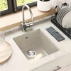Kriauklė 80% Kvarcas ir 20% Derva 370 x 460 mm Smėlio