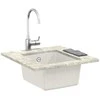 Kriauklė Balta 370 x 460 mm 80% Kvarcas ir 20% Derva