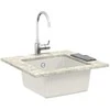 Kriauklė Balta 430 x 460 mm 80% Kvarcas ir 20% Derva