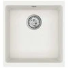 Kriauklė Balta 430 x 460 mm 80% Kvarcas ir 20% Derva