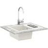 Kriauklė Balta 560 x 460 mm 80% Kvarcas ir 20% Derva