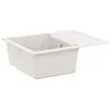 Kriauklė Balta 620 x 500 mm 80% Kvarcas ir 20% Derva