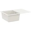 Kriauklė Balta 670 x 460 mm 80% Kvarcas ir 20% Derva