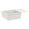Kriauklė Balta 780 x 500 mm 80% Kvarcas ir 20% Derva
