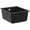 Kriauklė Juoda 370 x 460 mm 80% Kvarcas ir 20% Derva