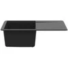 Kriauklė Juoda 670 x 460 mm Granitas