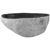 Kriauklė Ovalo Pilka (32-37) x (27-30) x 12 cm Upės akmuo