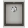 Kriauklė Pilka 370 x 460 mm 80% Kvarcas ir 20% Derva
