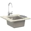 Kriauklė Pilka 370 x 460 mm 80% Kvarcas ir 20% Derva